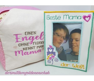 ITH Fotorahmen Muttertag Vatertag - inkl. Oma, Opa & Uroma